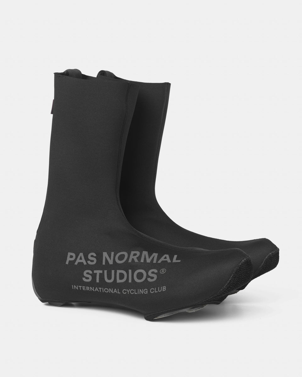 Pas Normal Studios Logo Heavy Overshoes — Black – Ride 24/7