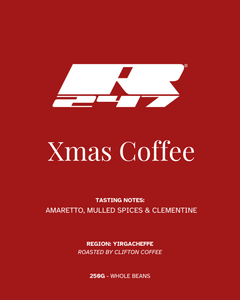 R247 Xmas Coffee Beans - Amaretto, Mulled Spices & Clementine